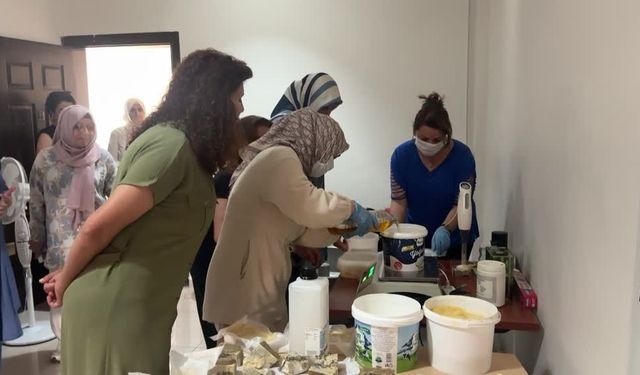 Malatya’da Atık Yağlar Sabuna Dönüştürülüyor