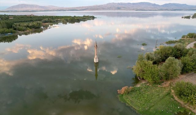 Battalgazi’de “Yalnız Minare” Yeniden Su Altında