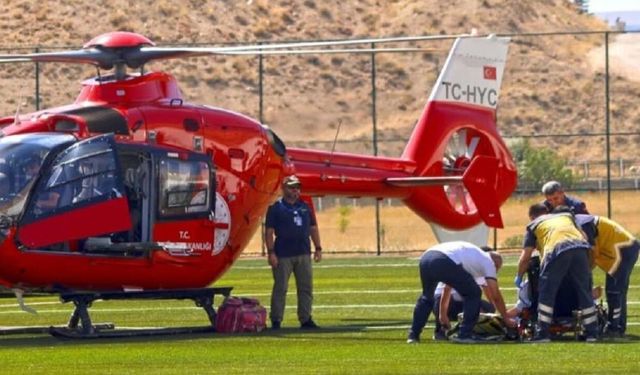 Kalp Krizi Şüphesi: Hasta Hava Ambulansıyla Sevk Edildi