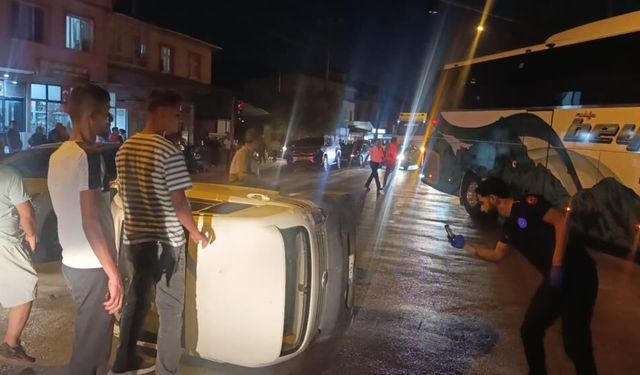 Doğanşehir’de İki Otomobil Çarpıştı: 1 Yaralı