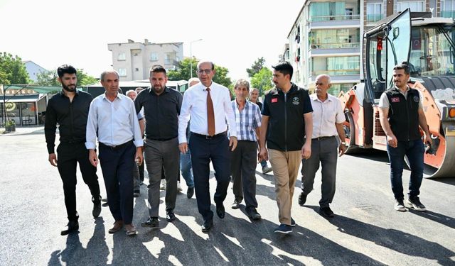 Başkan Geçit Çavuşoğlu’nda Yol Çalışmalarını İnceledi