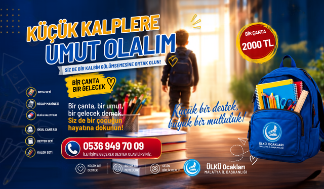 Küçük Kalplere Umut Olalım Kampanyası Başladı