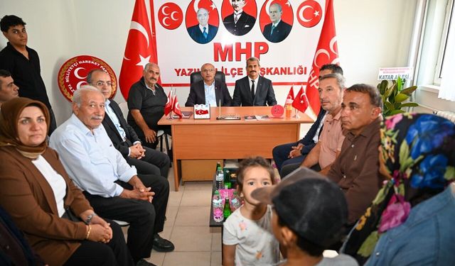 Başkan Sami Er Yazıhan’da Vatandaşlarla Buluştu