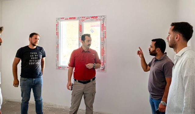 Kaymakam Günlü Karadere’de Kırsal Konutları İnceledi