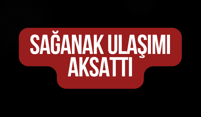 Sağanak Sonrası Ulaşım kısa süreli aksadı