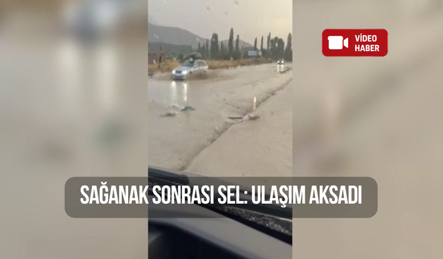 Sağanak Sonrası Ulaşım kısa süreli aksadı