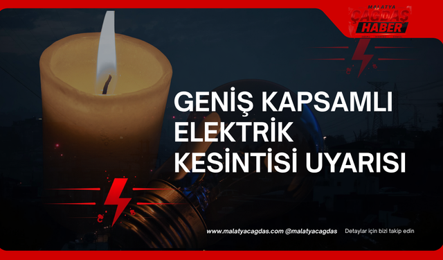 İşletme Çalışmaları: Birçok İlçede Elektrik Kesintisi