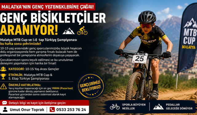 MTB Cup Heyecanı: Genç Sporculara Kayıt Çağrısı