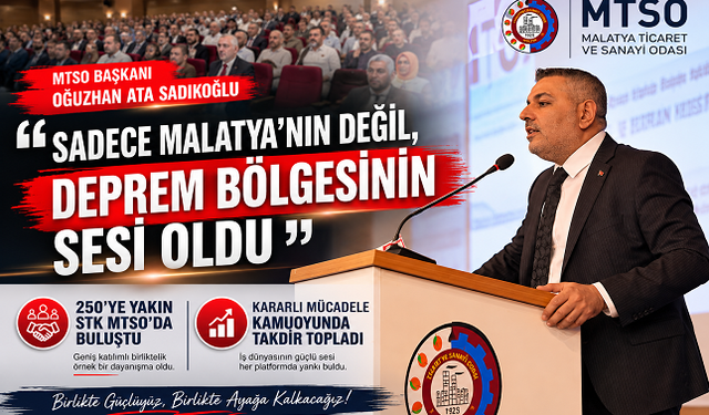 Sadece Malatya'nın Değil, Deprem Bölgesinin Sesi Oldu