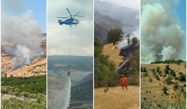 Pütürge’de Korkutan Yangın Kontrol Altına Alındı