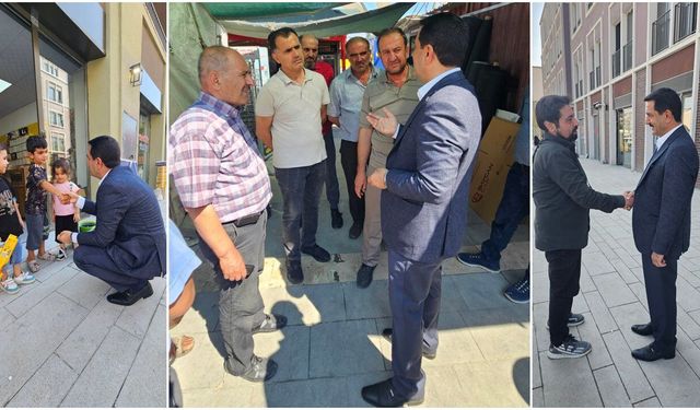 Başkan Taşkın’dan Yeni Çarşı Esnafına Ziyaret