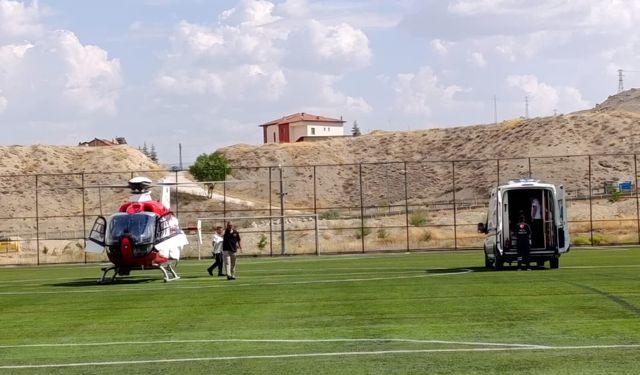 97 Yaşındaki Hasta Hava Ambulansıyla Malatya’ya Sevk Edildi