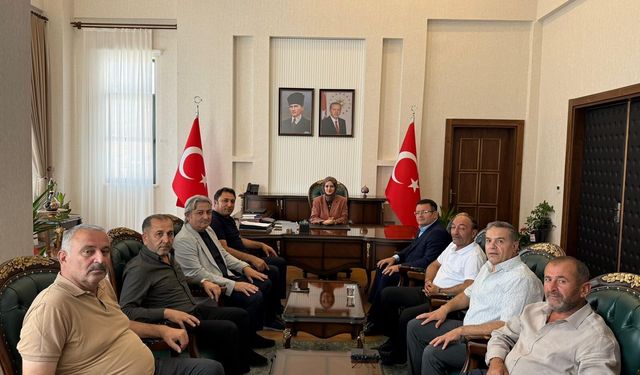 Başkan Cengiz’den Kaymakam Bayguş’a Ziyaret
