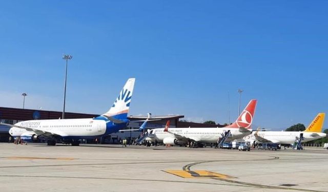 Havalimanında 8 Aylık Tablo Netleşti