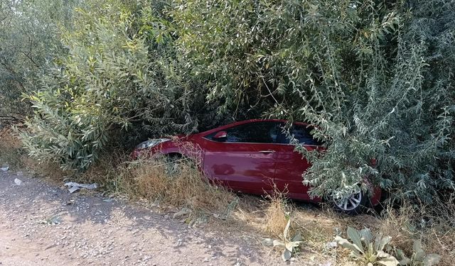 Kontrolden Çıkan Araç Şarampole Uçtu: 1 Kişi Yaralandı