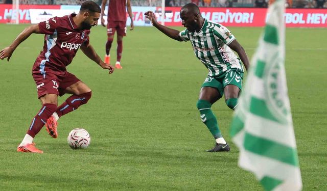 Konyaspor’dan Trabzonspor’a Tek Gollü Darbe
