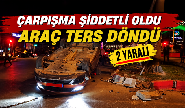 Hava Lojmanları Kavşağı’nda Kaza: 1’i Çocuk 2 Yaralı
