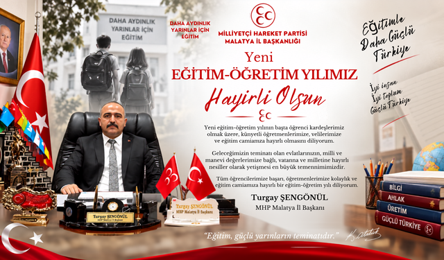Başkan Şengönül’den Yeni Eğitim-Öğretim Yılı Mesajı