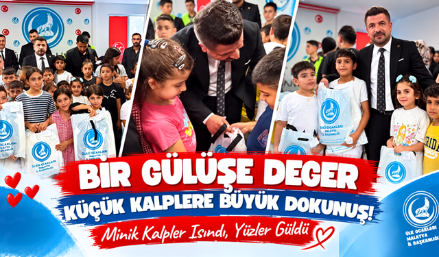 Ülkü Ocakları Malatya’dan İhtiyaç Sahibi Çocuklara Destek