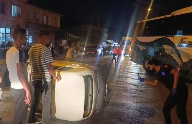 Doğanşehir’de İki Otomobil Çarpıştı: 1 Yaralı
