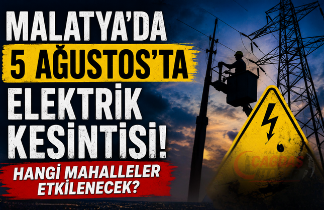 Malatya Genelinde Elektrik Kesintisi