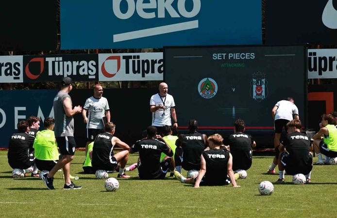 Beşiktaş, Corendon Alanyaspor maçı hazırlıklarını tamamladı