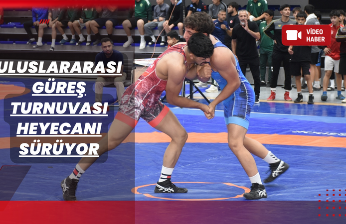 Malatya’da Uluslararası Güreş Turnuvası Heyecanı Sürüyor