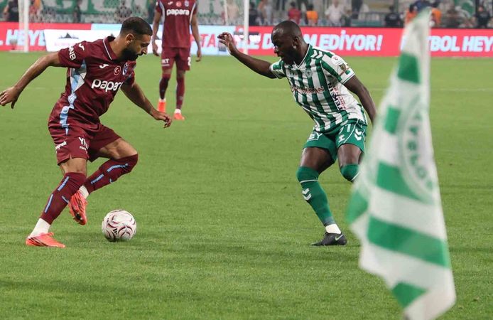 Konyaspor’dan Trabzonspor’a Tek Gollü Darbe