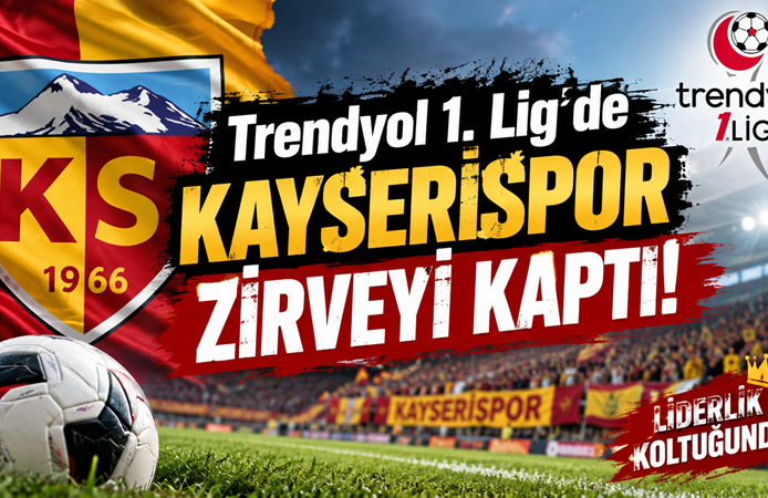 Kayserispor Liderliğe Yükseldi!