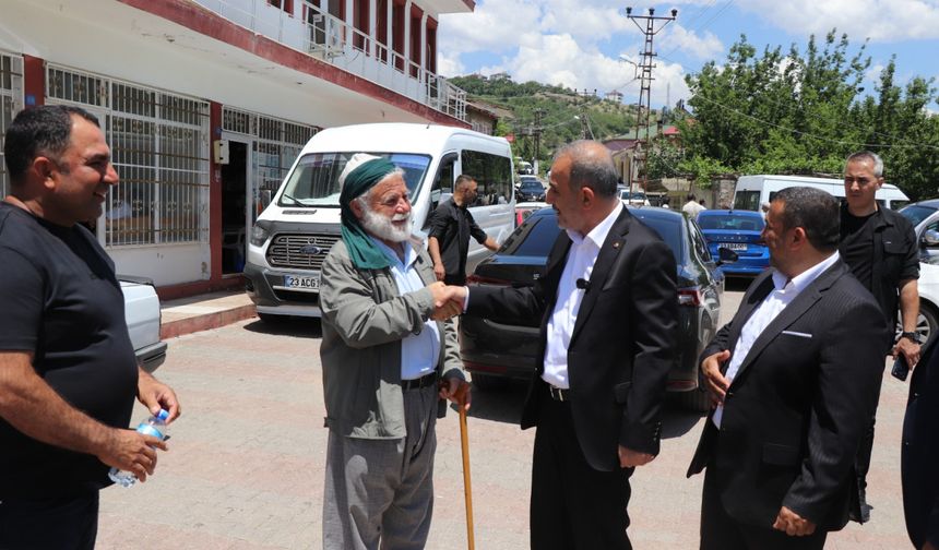 Başkan Alan’a Alacakaya,  Arıcak, Erimli Ve Bükardi’de Yoğun İlgi