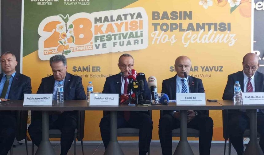 Malatya, 28. Uluslararası Kayısı Festivali'ne hazırlanıyor