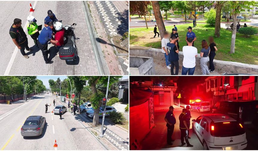 Malatya’da Huzurlu Sokaklar Uygulaması: 13 İlçede Geniş Çaplı Denetim