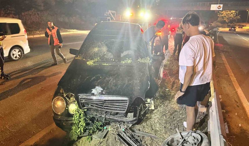 Safranbolu'da Alkollü sürücü ölümden döndü
