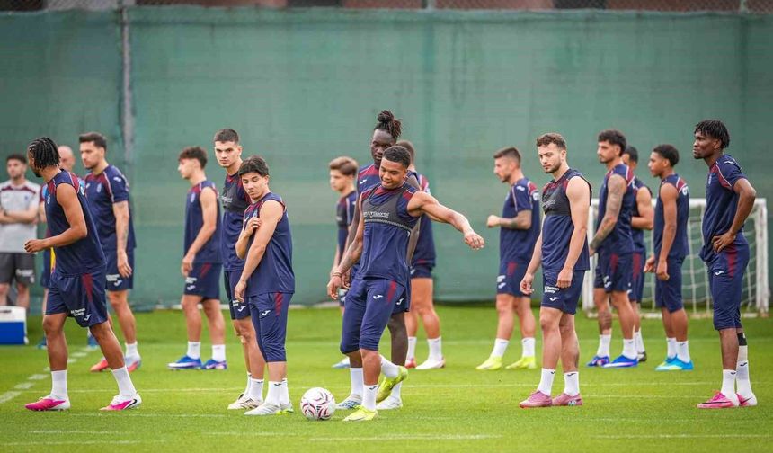 Trabzonspor, yeni sezon hazırlıklarını sürdürüyor