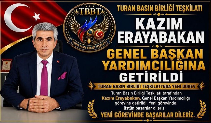 Kazım Erayabakan Tbbt Genel Başkan Yardımcılığına Getirildi