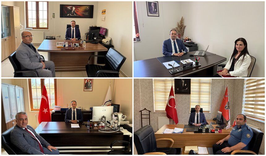 Kaymakam Öztürk’ten Kurumlara Ziyaret