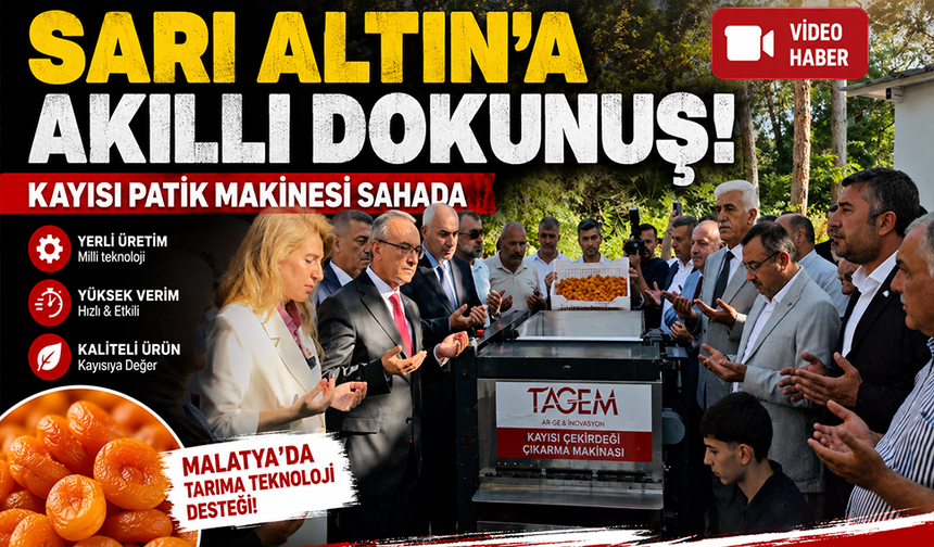 Sarı Altın”a Akıllı Dokunuş: Kayısı Patik Makinesi Sahada
