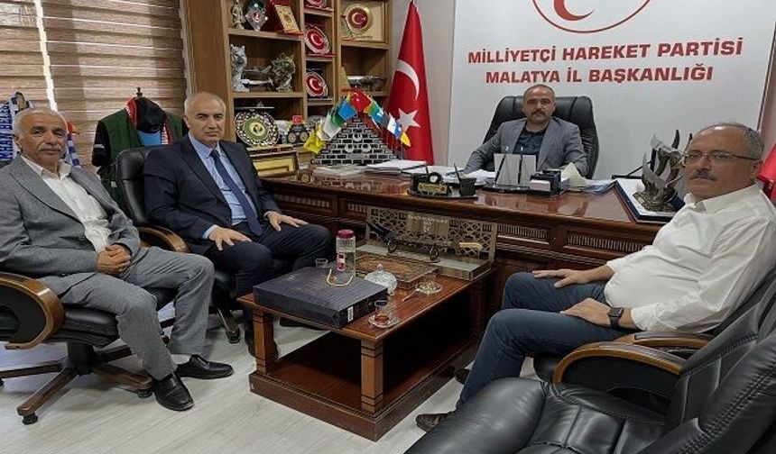 Mhp Malatya İl Başkanlığına Ziyaretler Sürüyor