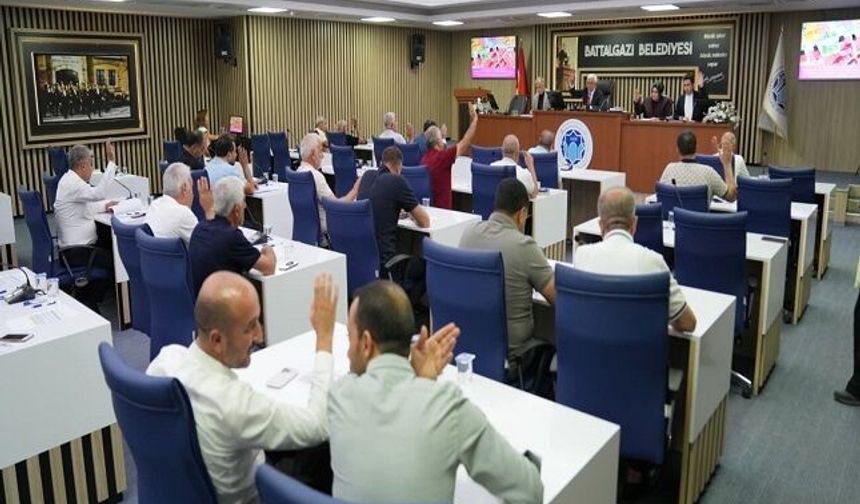 Battalgazi Meclisi Ağustos Toplantısını: 12 Madde Görüşüldü