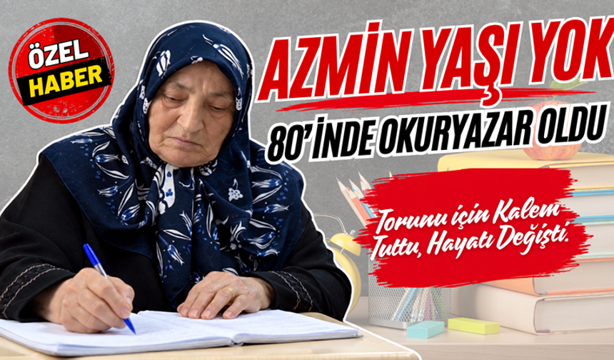 80 Yaşında Okuma Yazma Öğrendi: Torunu İçin Başardı