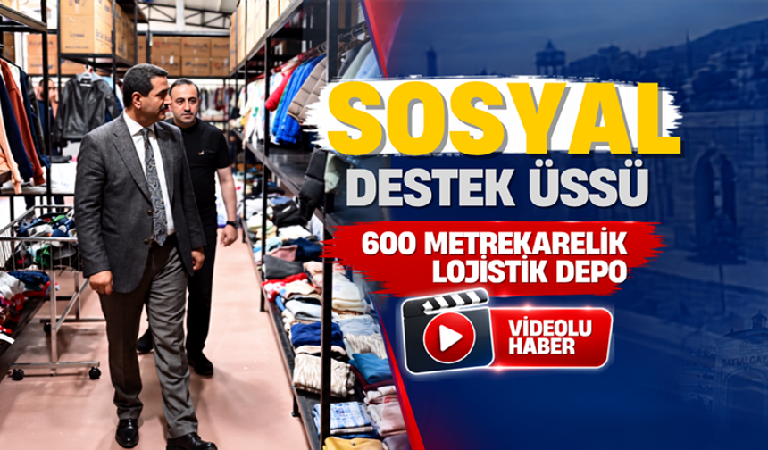 Sosyal Destek Üssü: 600 Metrekarelik Lojistik Depo