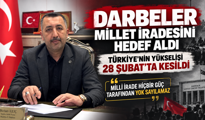 Kılıç: 'Milli İrade Hiçbir Güç Tarafından Yok Sayılamaz'