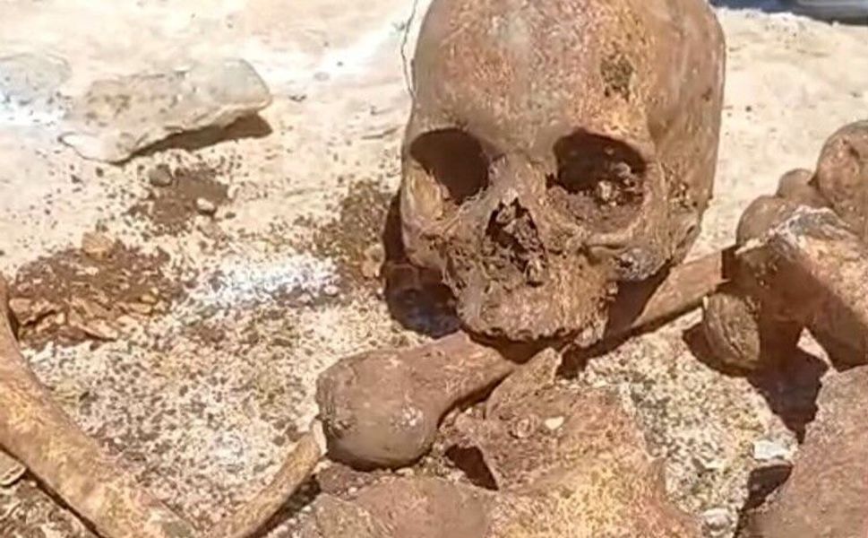 Malatya'da temel kazısında insan kemikleri bulundu