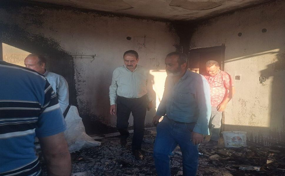 MESOB Başkanı Şevket Keskin’den Yangınzede Esnafa Ziyaret