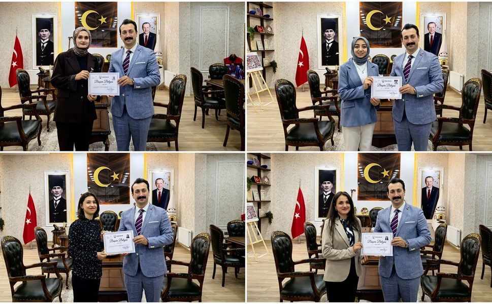 Kaymakam Günlü’den Başarı Belgesi
