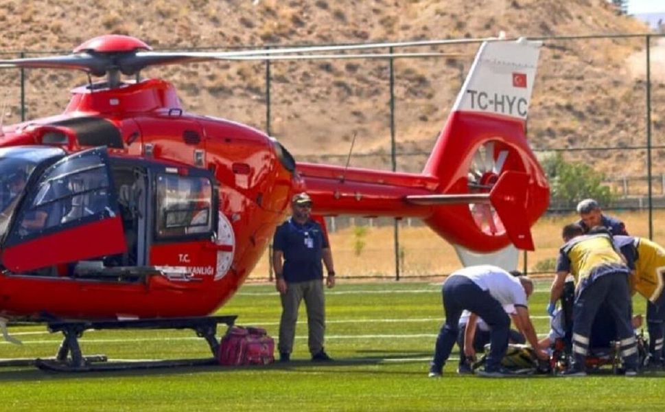 Kalp Krizi Şüphesi: Hasta Hava Ambulansıyla Sevk Edildi