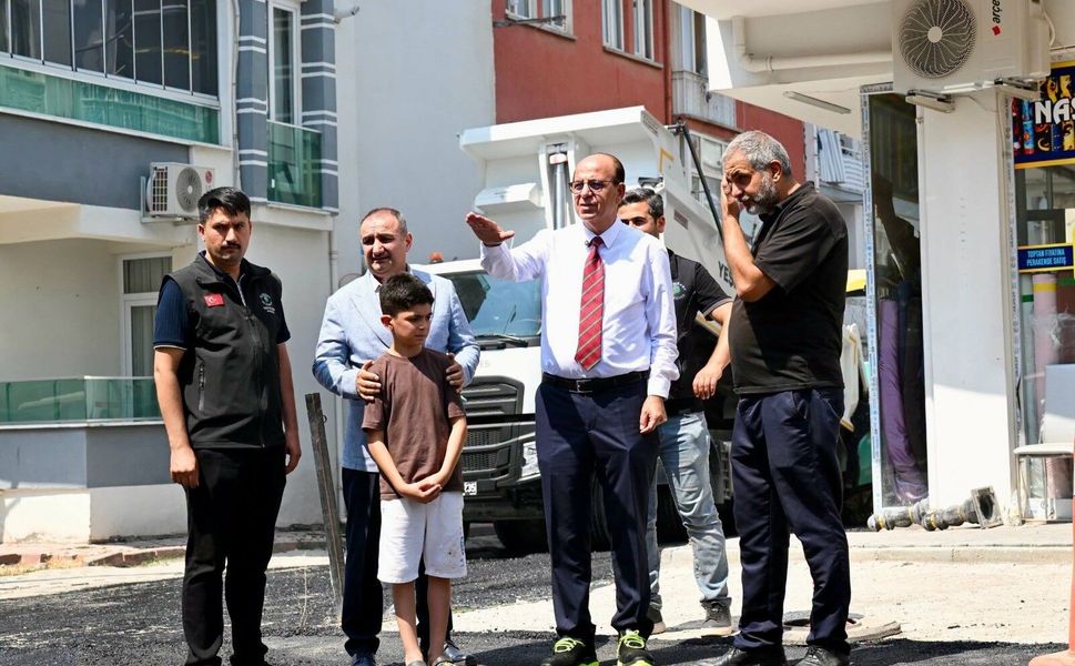 Çukurdere’de Asfalt Çalışmaları Hız Kesmeden Sürüyor