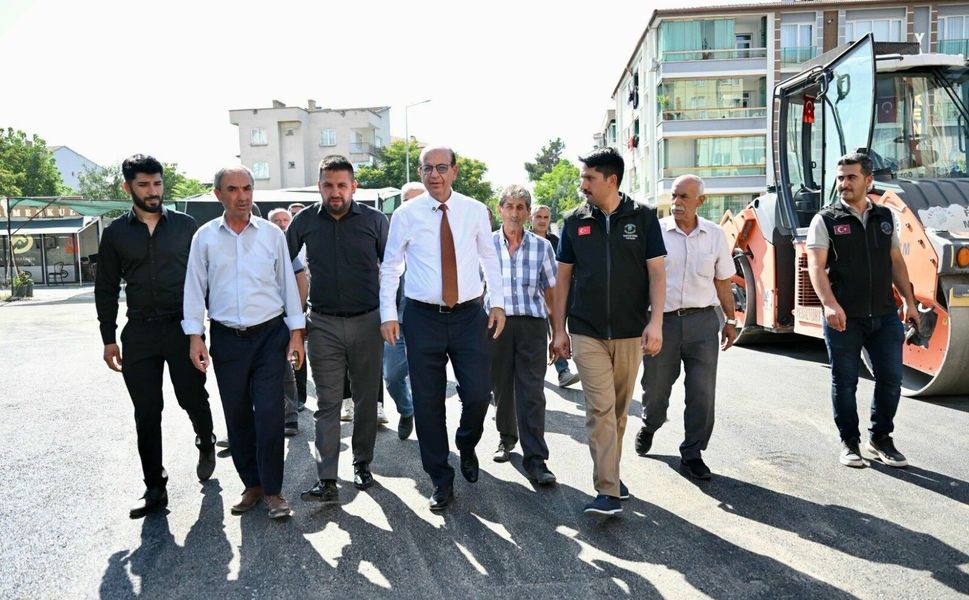 Başkan Geçit Çavuşoğlu’nda Yol Çalışmalarını İnceledi