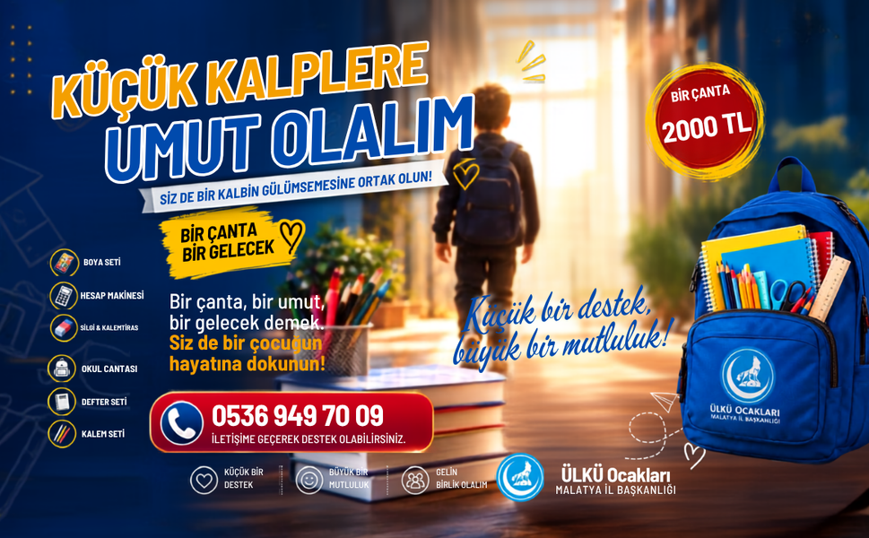 Küçük Kalplere Umut Olalım Kampanyası Başladı