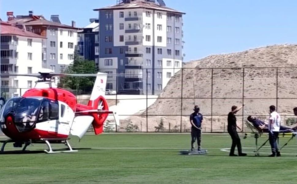 Hasta Hava Ambulansıyla Malatya’ya Sevk Edildi